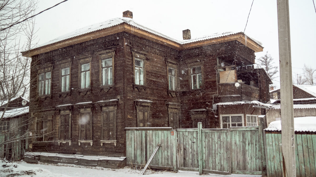 Random domek v Irkutsku